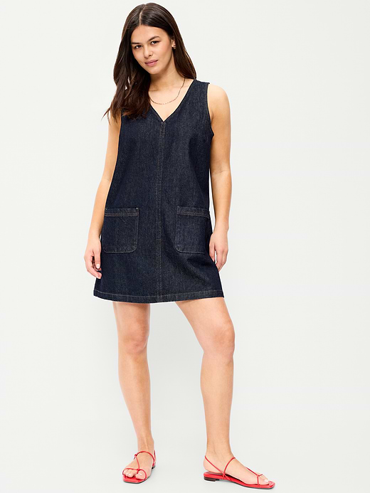 Old Navy Sleeveless Pinafore Mini Dress — photo 7