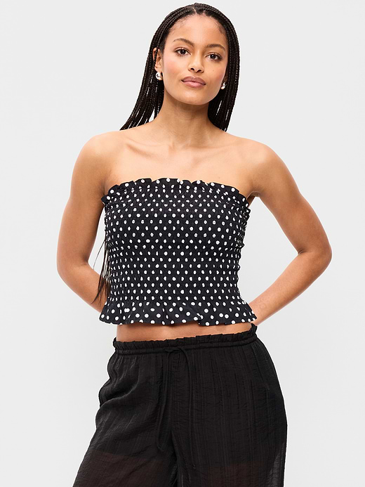 Old Navy Smocked Bodice Tube Top — photo 1