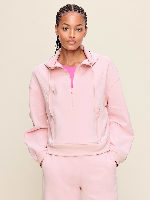Old Navy Dynamic Fleece Half-Zip Hoodie Sweatshirt — photo 1