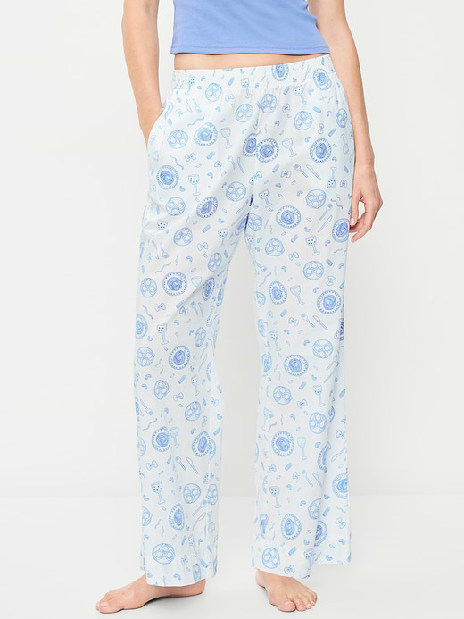 Old Navy High-Waisted Poplin Pajama Pant — photo 1