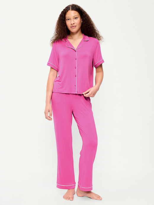 Old Navy Sunday Sleep Knit Jersey Pant Set — photo 1