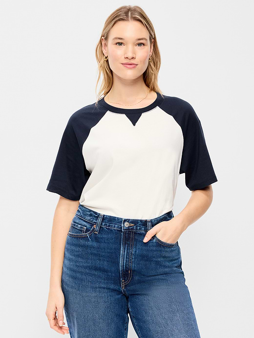 Old Navy Vintage Crew-Neck Raglan T-Shirt — photo 6