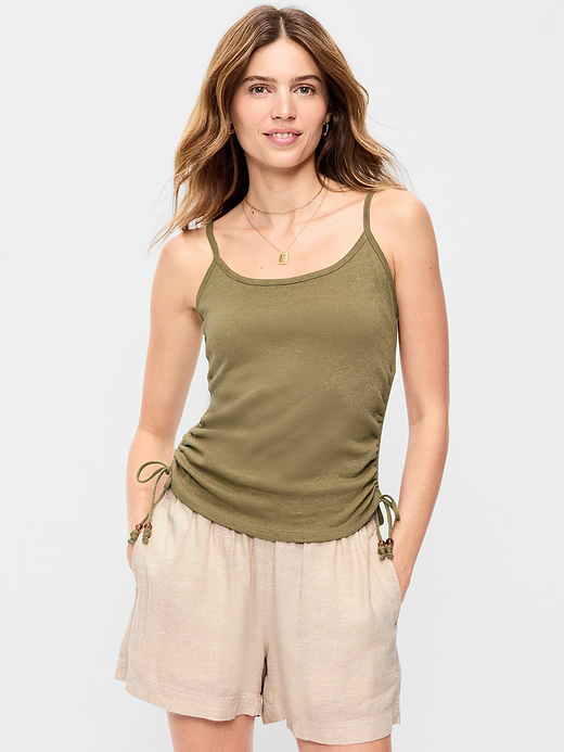 Old Navy Shirred Side Cami Tank Top