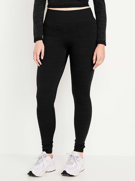 Old Navy High-Waisted Seamless Jacquard Leggings — photo 5
