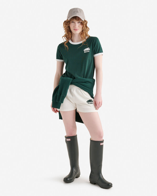 Roots Womens Organic Cooper Ringer T-Shirt — photo 2