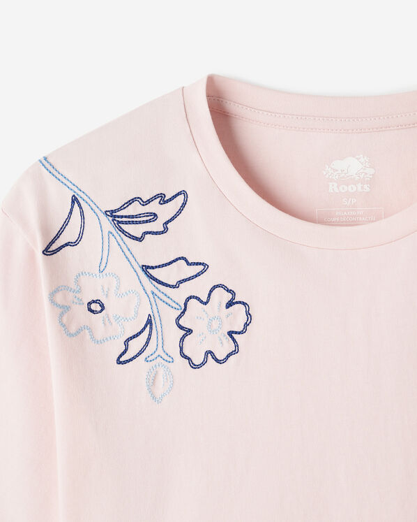 Roots Womens Roots Script Floral T-Shirt — photo 3