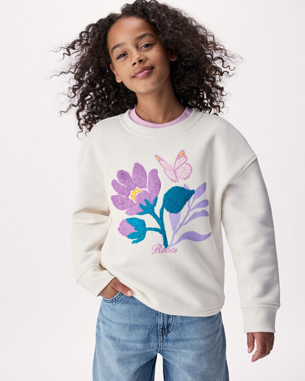 Roots Kids Skyline Relaxed Crew Sweatshirt — photo 10