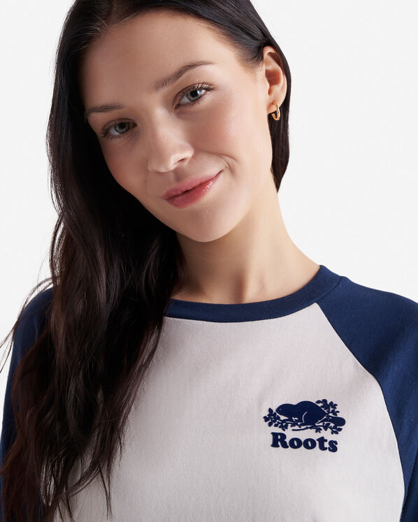 Roots Womens Organic Cooper Baseball T-shirt — photo 4