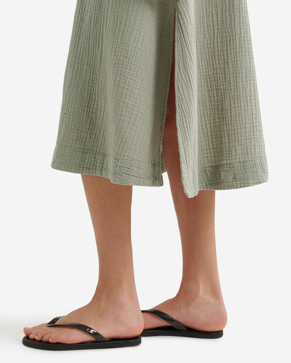Roots Isla Cotton Gauze Shirt Dress — photo 7