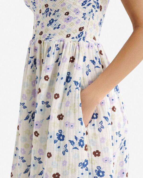Roots Isla Cotton Gauze Smocked Dress — photo 5