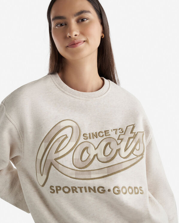 Roots Plaid Applique Crew — photo 5