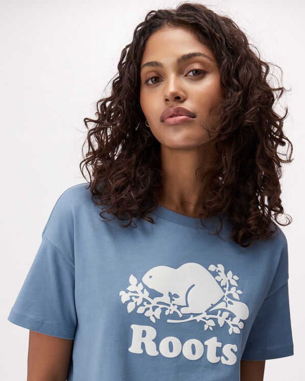 Roots Womens Organic Relaxed Cooper T-Shirt — photo 5