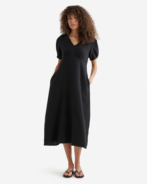 Roots Isla Cotton Gauze Tea Dress — photo 1