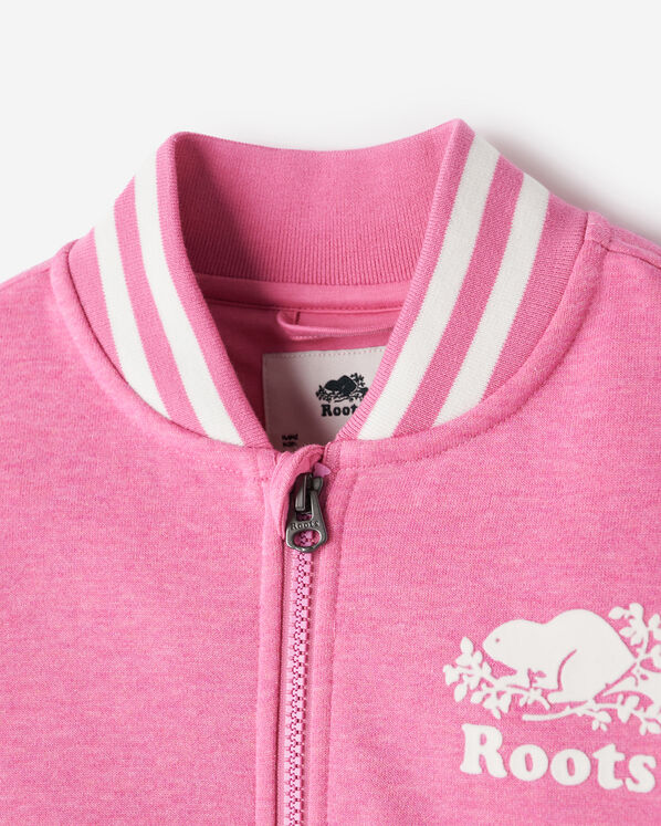 Roots Girls Cooper Sparkle Varsity Jacket — photo 4