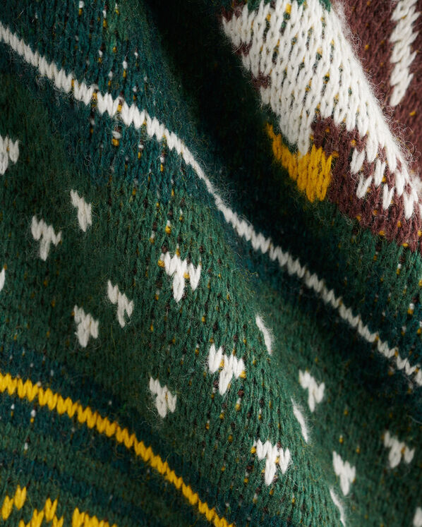 Roots Cabin Shawl Fair Isle Cardigan — photo 6