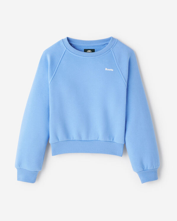 Roots Girls Cloud Bubble Crew Sweatshirt — photo 4