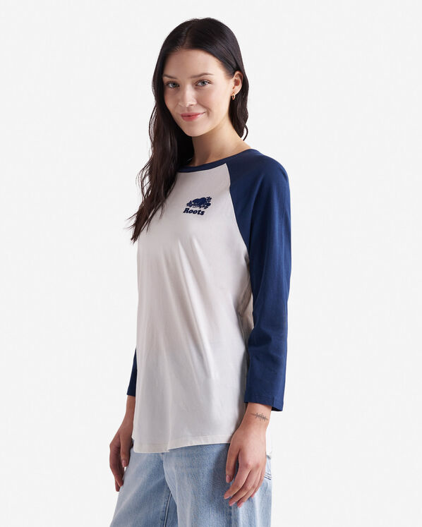 Roots Womens Organic Cooper Baseball T-shirt — photo 3