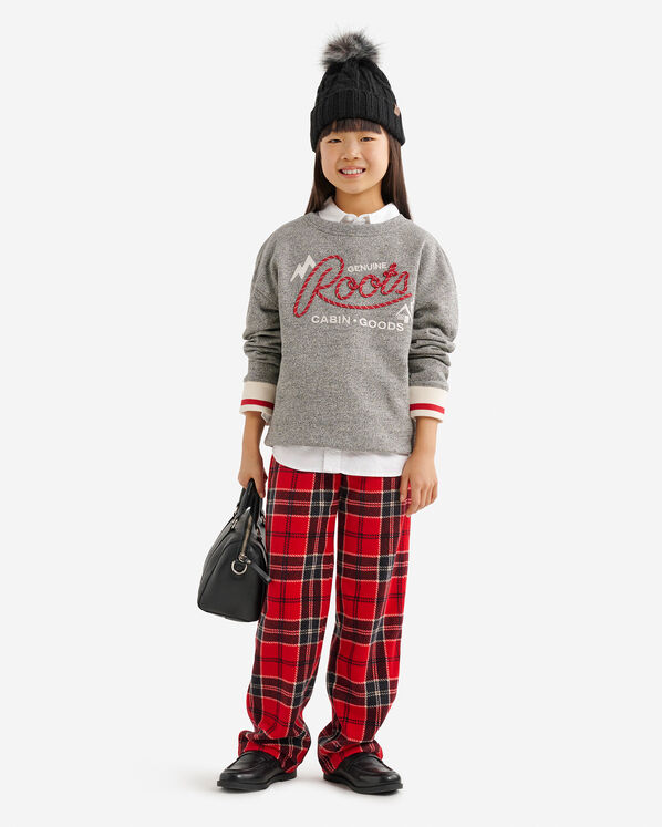 Roots Kids Cabin Rope Applique Crew Sweatshirt — photo 2