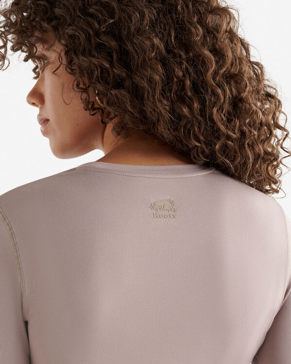 Roots Renew Knit Fitted Long Sleeve Top — photo 7