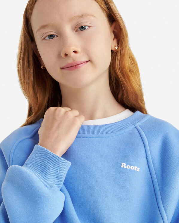 Roots Girls Cloud Bubble Crew Sweatshirt — photo 3