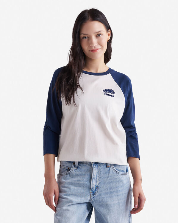 Roots Womens Organic Cooper Baseball T-shirt — photo 1