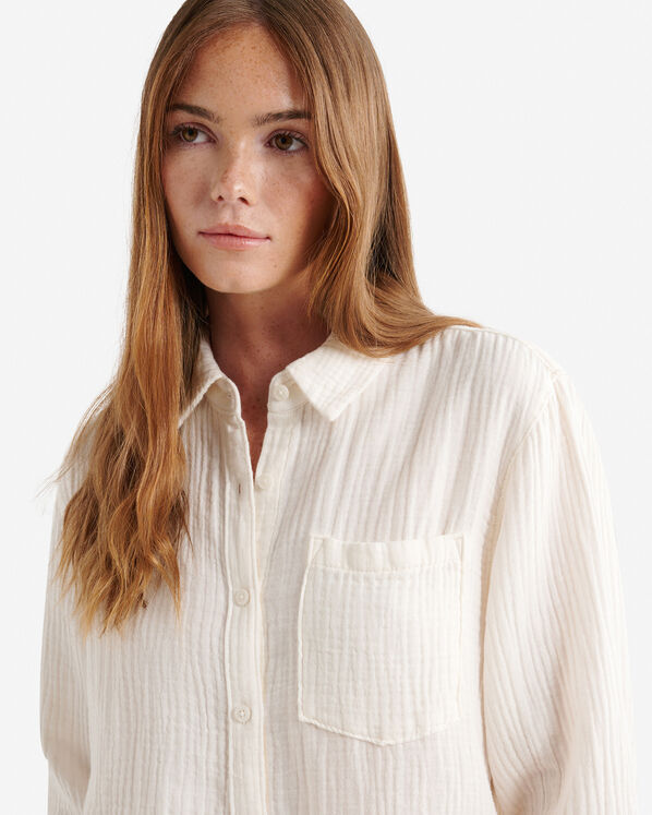 Roots Isla Cotton Gauze Shirt — photo 5