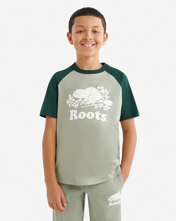 Roots Kids Cooper Baseball Short Sleeve T-Shirt — photo 1