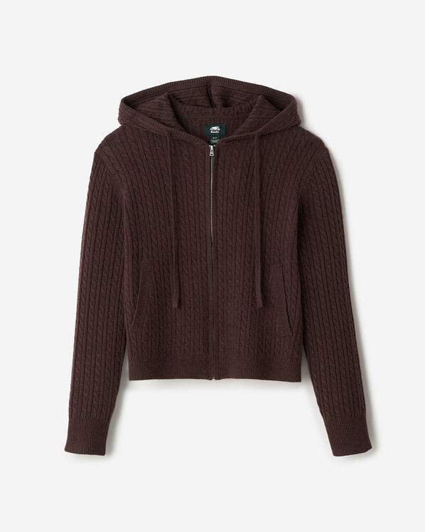 Roots Bowen Cable Knit Full Zip Hoodie — photo 6