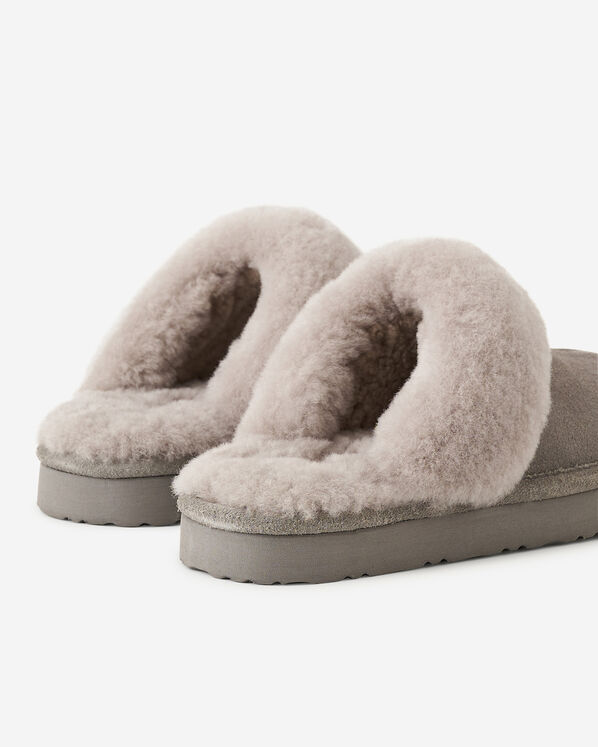 Roots Womens Shearling Platform Slipper — photo 5