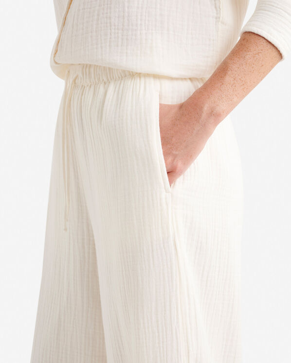 Roots Isla Cotton Wide Leg Pant — photo 5