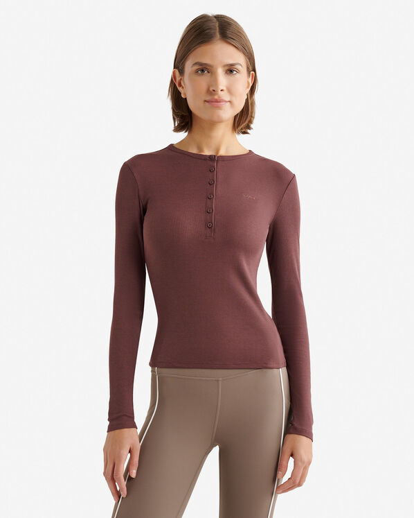 Roots Roam Rib Fitted Long Sleeve Henley — photo 1
