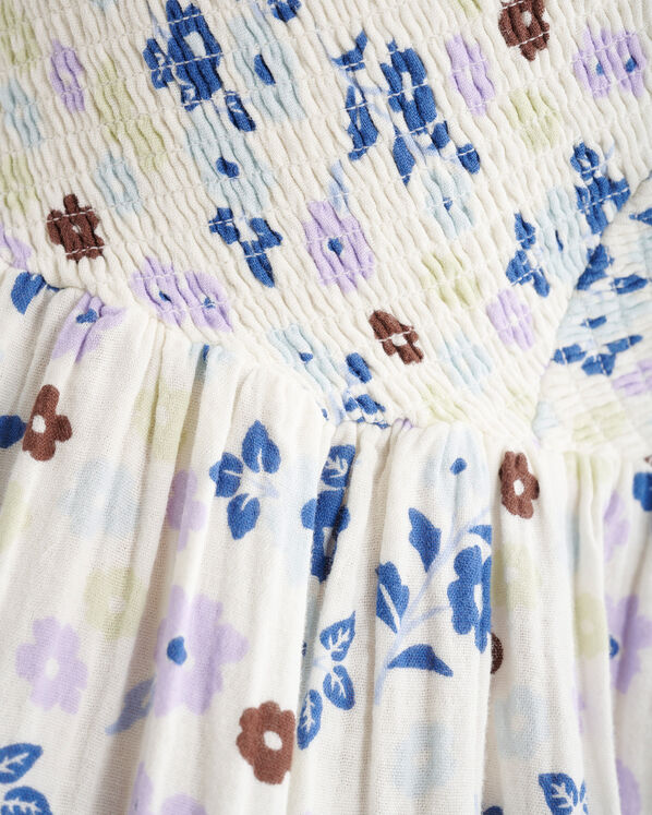 Roots Isla Cotton Gauze Smocked Dress — photo 7