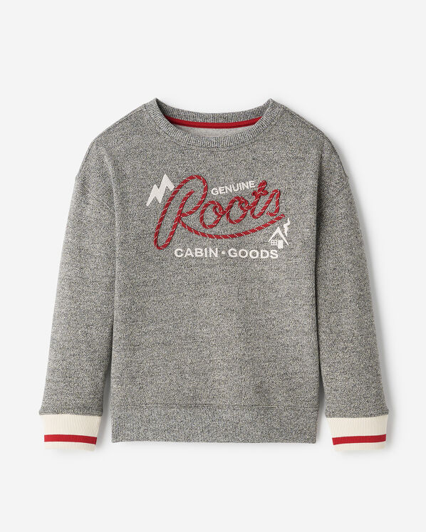 Roots Kids Cabin Rope Applique Crew Sweatshirt — photo 4