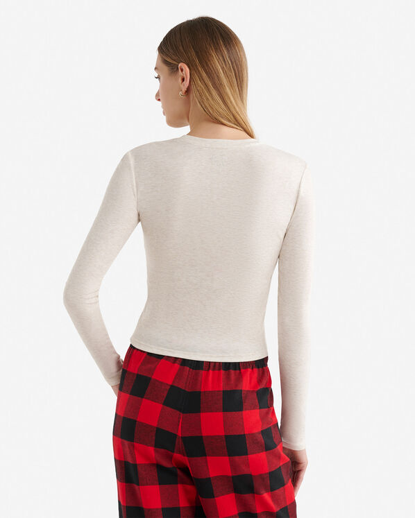 Roots Womens Holiday Fitted Long Sleeve Top — photo 4