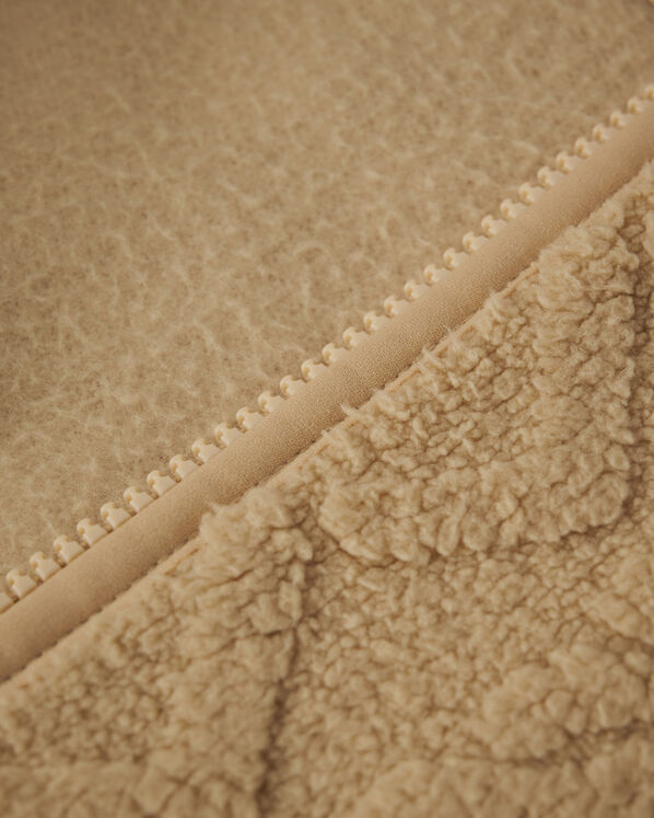 Roots Cable Shearling Fleece Quarter Zip — photo 6