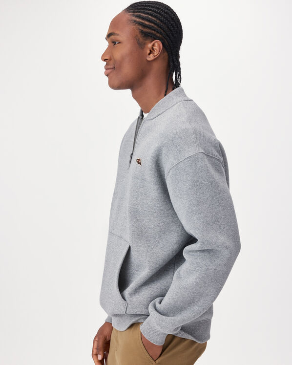 Roots Beavermark Ribbed Collar Quarter Zip — photo 3
