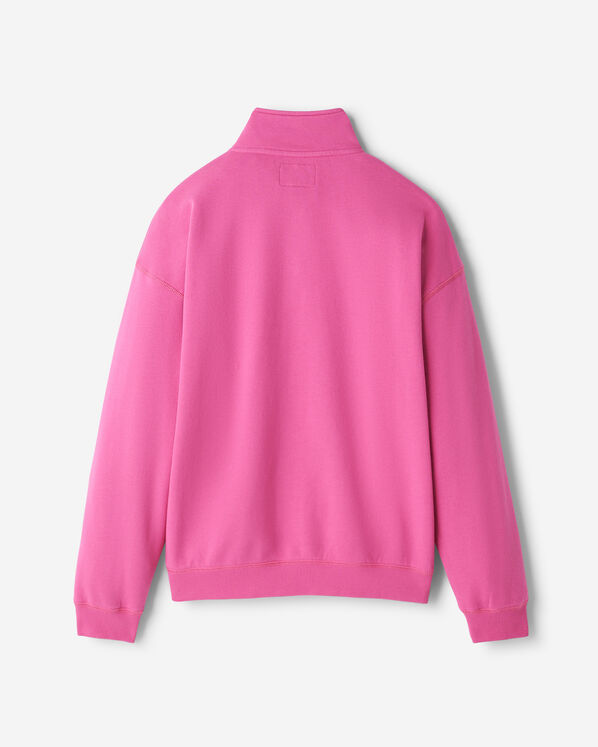 Roots Organic Cooper Relaxed Quarter Zip Stein — photo 2
