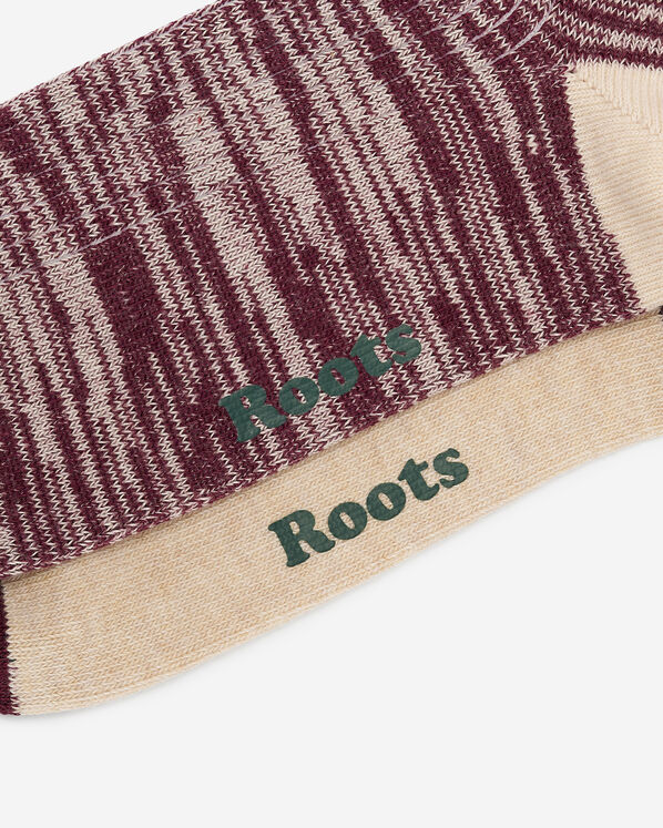 Roots Adult Cotton Cabin Ankle Sock 2 Pack — photo 3