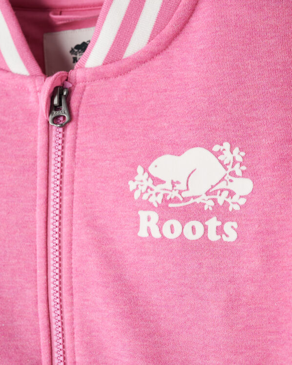 Roots Girls Cooper Sparkle Varsity Jacket — photo 3