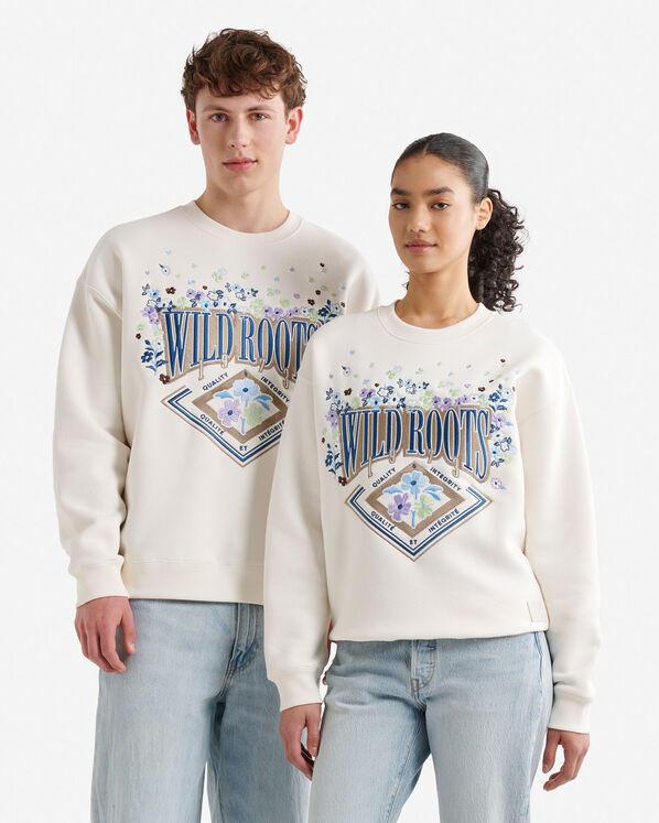 Roots Floral Studio Fleece Crew — photo 1