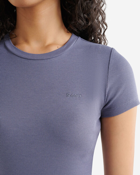 Roots Roam Rib Fitted Short Sleeve Top — photo 5