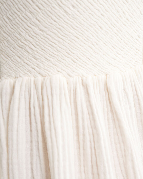 Roots Isla Cotton Gauze Smocked Dress — photo 7