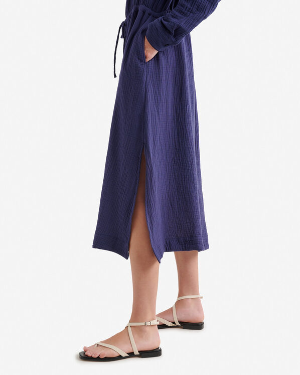 Roots Isla Cotton Gauze Shirt Dress — photo 7