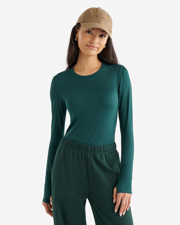 Roots Renew Knit Fitted Long Sleeve Top — photo 1