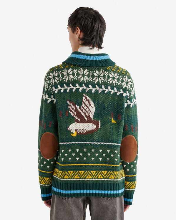 Roots Cabin Shawl Fair Isle Cardigan — photo 4