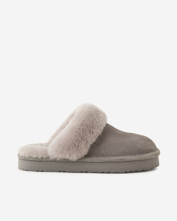Roots Womens Shearling Platform Slipper — photo 1