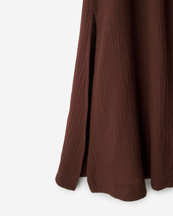 Roots Isla Cotton Gauze Shirt Dress — photo 5
