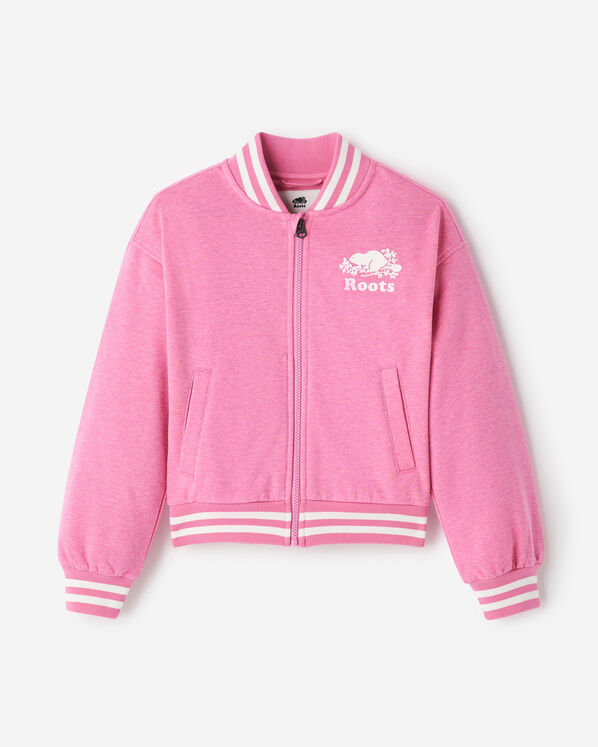 Roots Girls Cooper Sparkle Varsity Jacket — photo 1