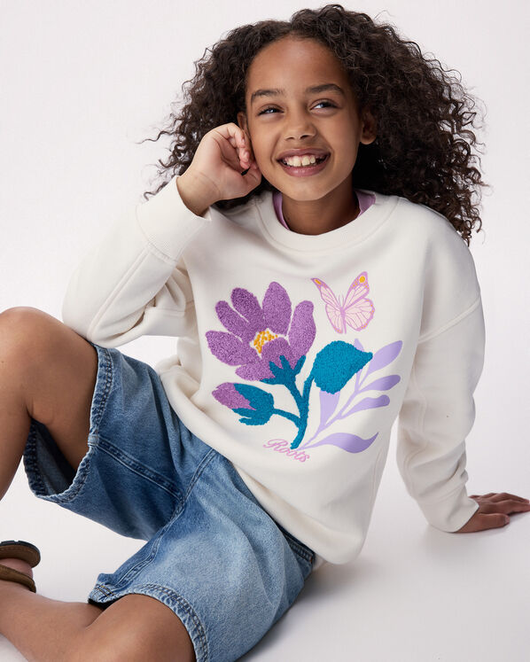 Roots Kids Skyline Relaxed Crew Sweatshirt — photo 12