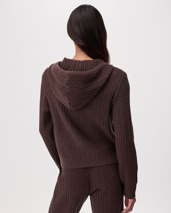 Roots Bowen Cable Knit Full Zip Hoodie — photo 4